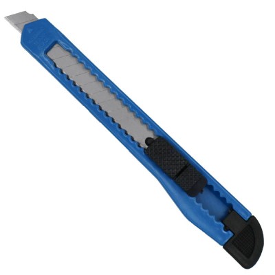 Factory Sells Directly Snap Off 9mm Blade Cheapest Knife Free Sample Plastic Paper Cutter Oem